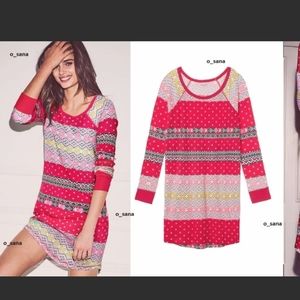Victoria's Secret Sleepshirt Thermal Pajama
